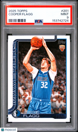 Cooper Flagg 2025 Topps #201 PSA 9
