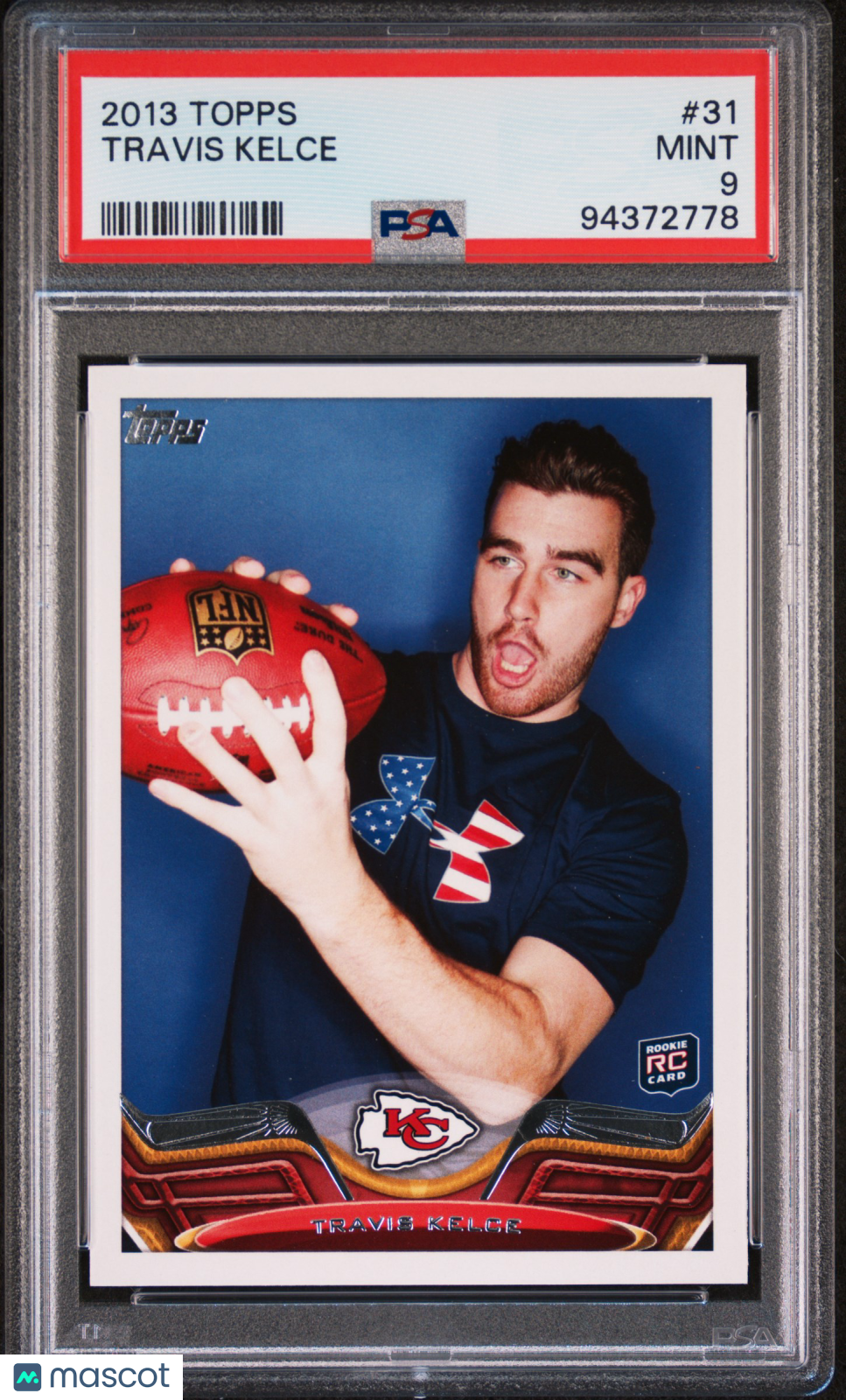 Travis Kelce 2013 Topps #31 PSA 9