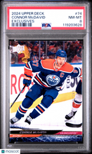 Load image into Gallery viewer, Connor McDavid 2024 Upper Deck Exclusives #74 /100 PSA 8
