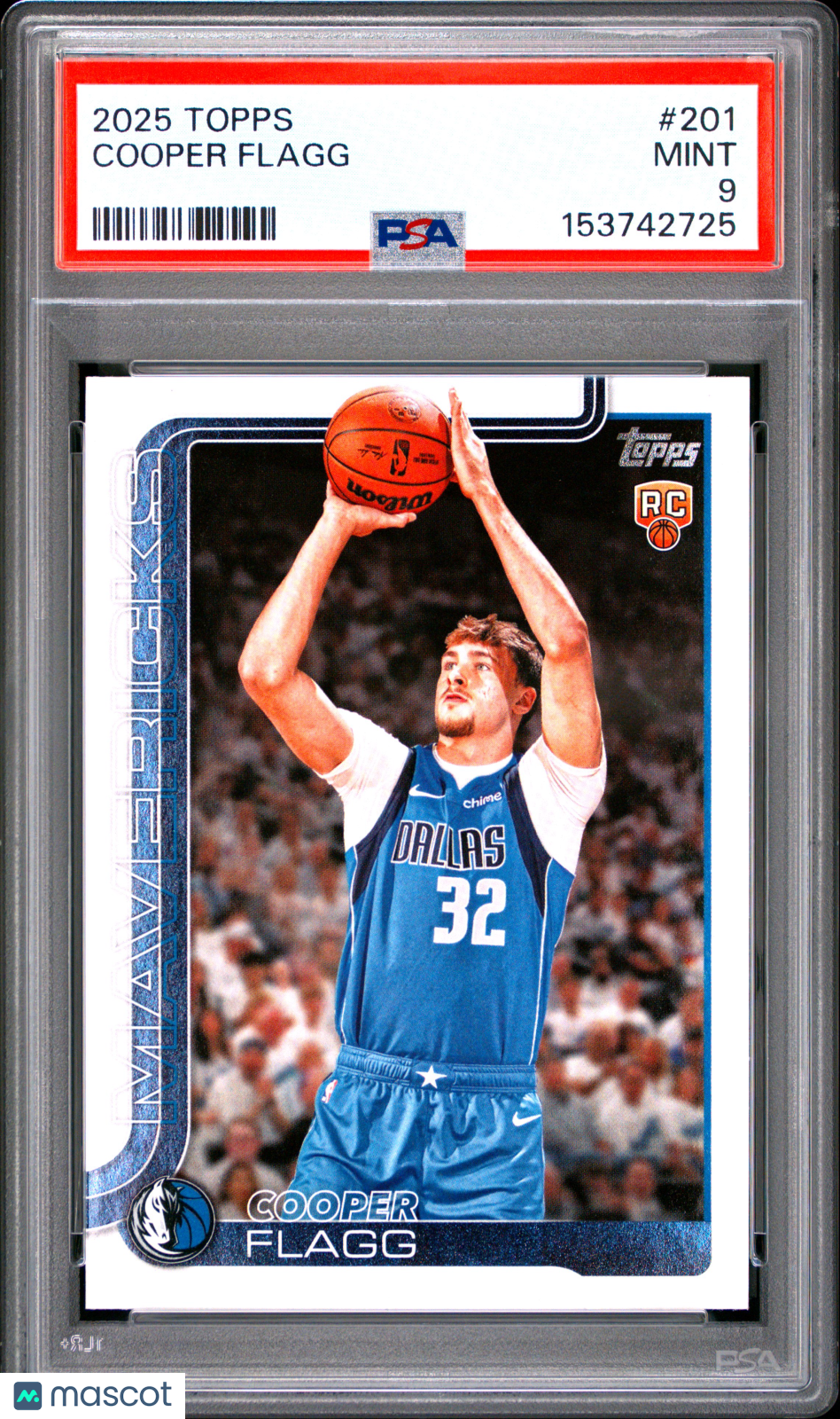 Cooper Flagg 2025 Topps #201 PSA 9