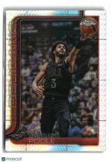 Jordan Poole 2025-26 Topps Chrome Update Prism Refractor #81