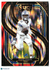 Kerby Joseph 2024 Panini Select Black & Red Prizm Shock #177