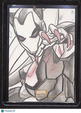 Iron Cat 2026 Topps Chrome Marvel Comics Andre Toma 1/1 Sketch Card