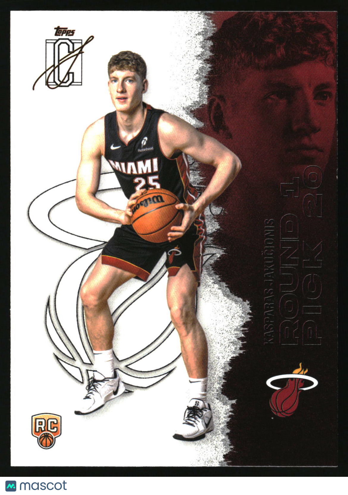 Kasparas Jakucionis 2025-26 Topps Signature Class #116