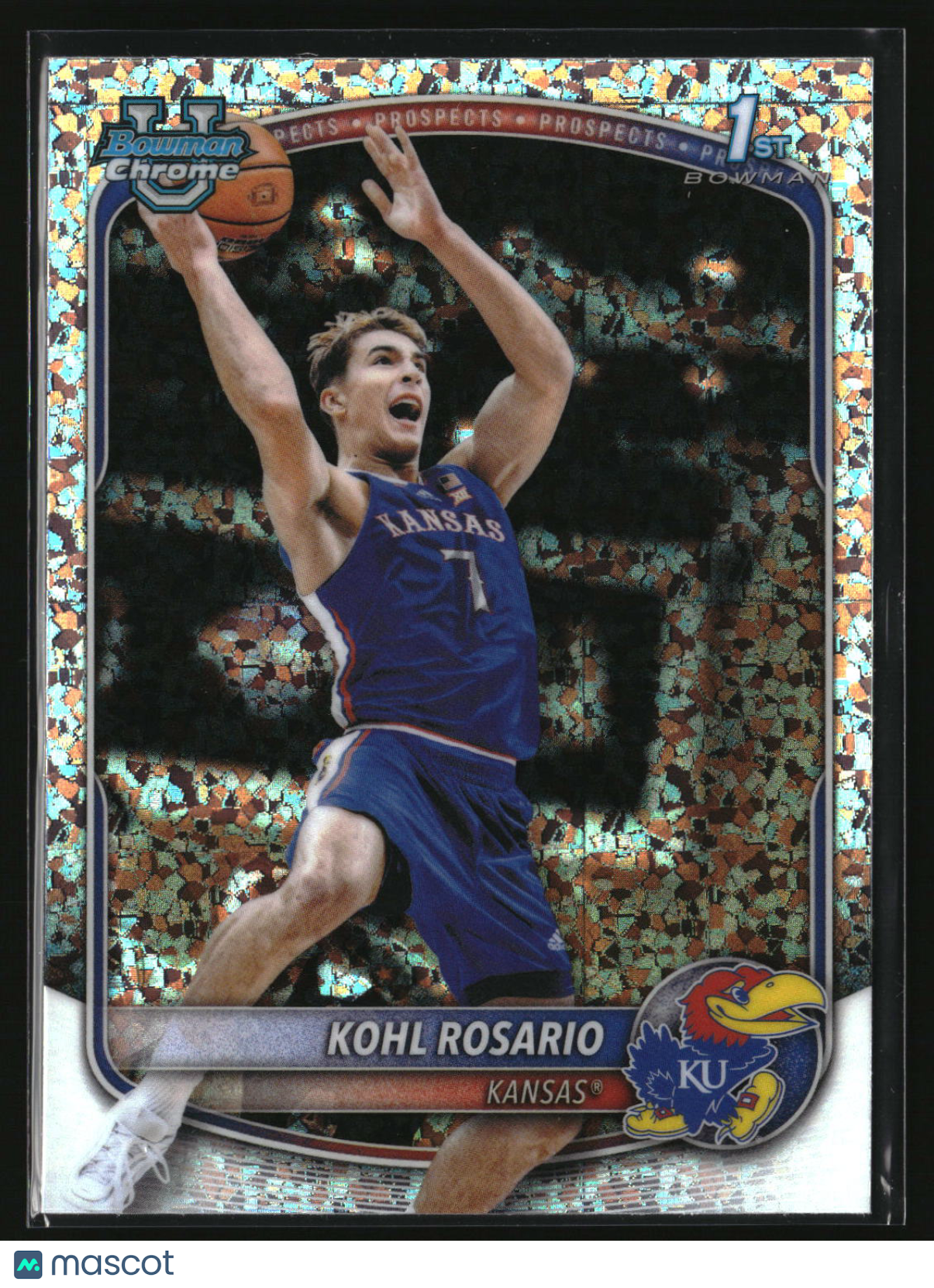 Kohl Rosario 2025-26 Bowman Chrome Prospects Mini-Diamond Refractor #BCP-95