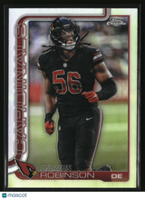 Darius Robinson 2025 Topps Chrome - Topps Refractor #9