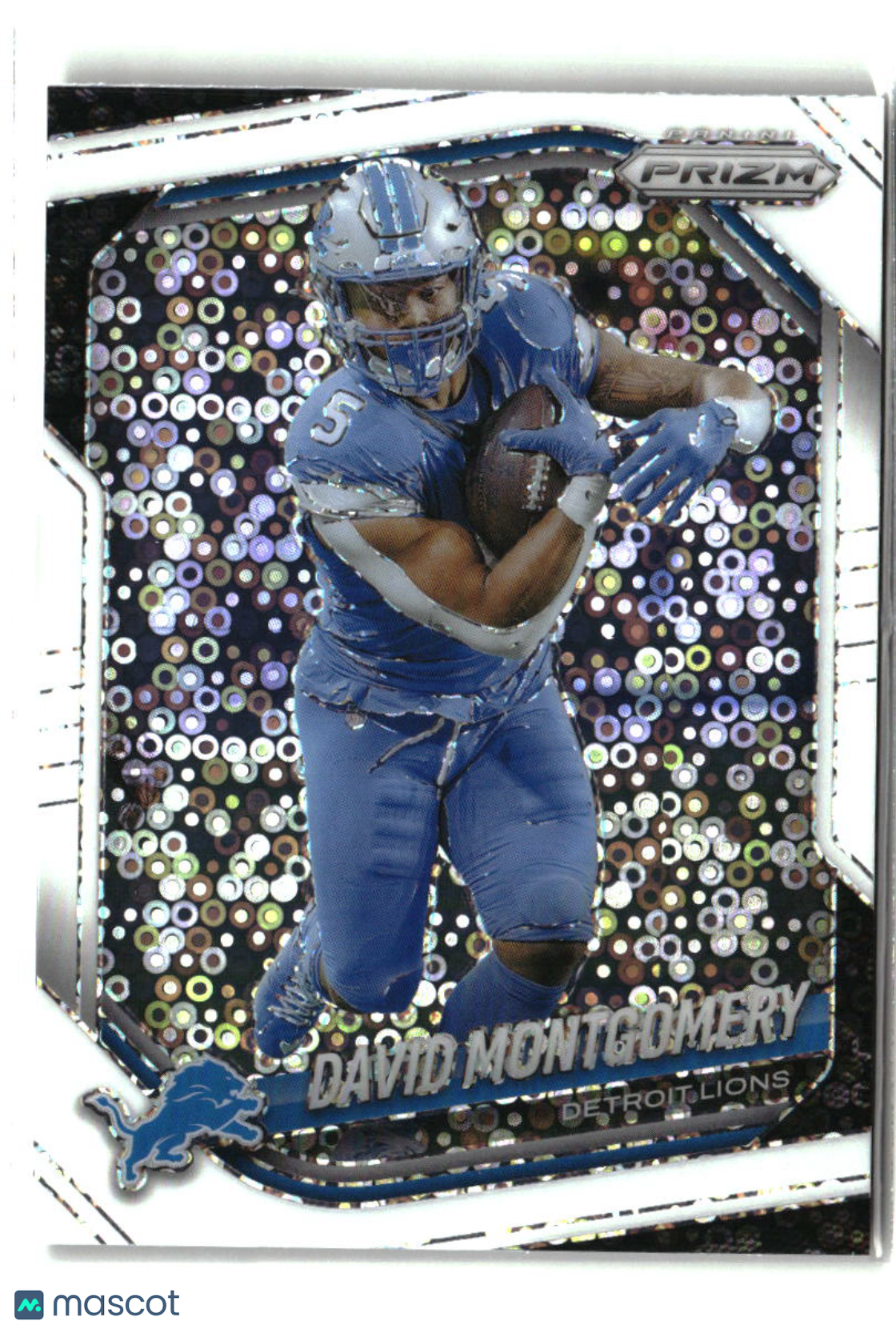David Montgomery 2025 Panini Prizm White Disco #164