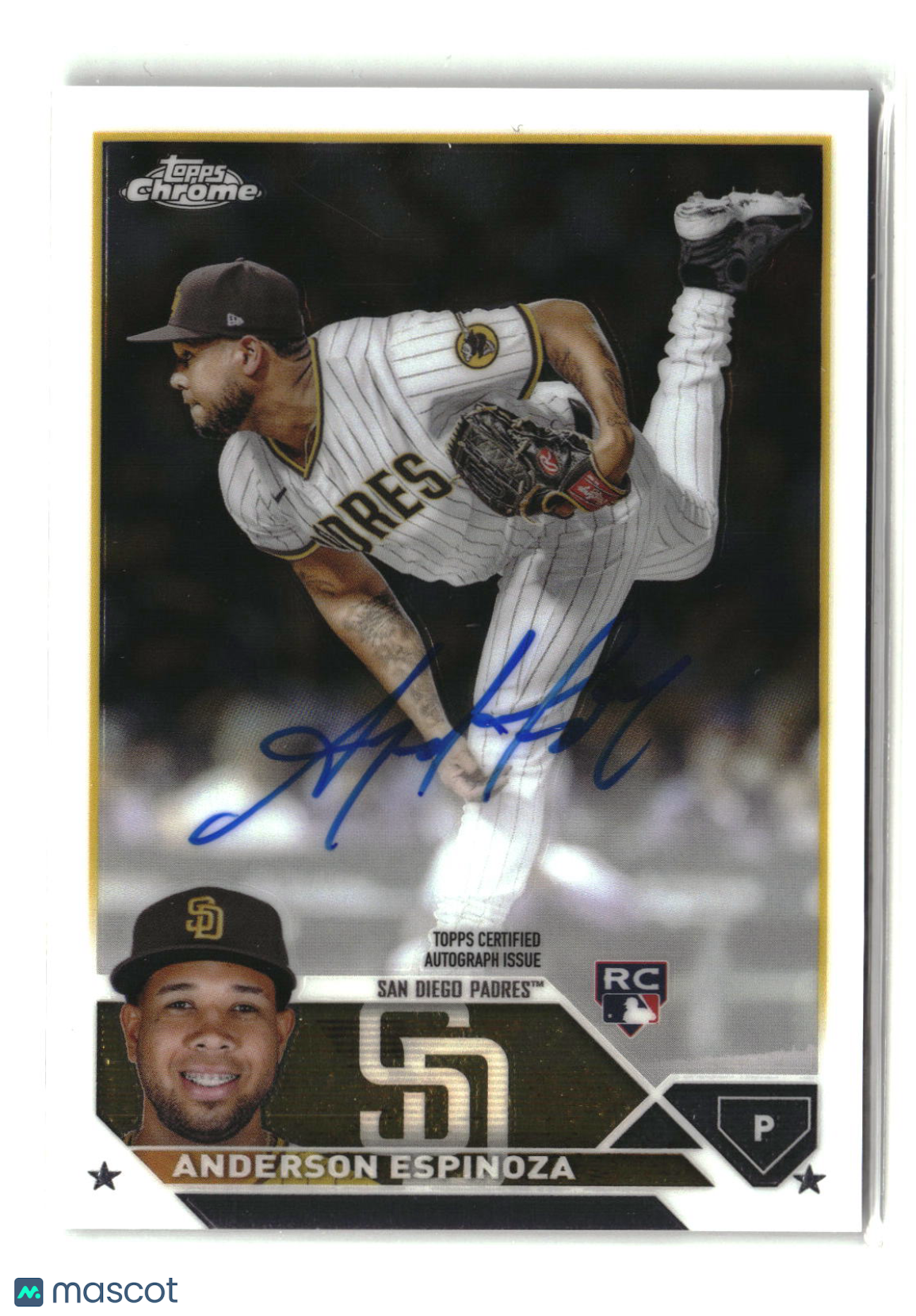 Anderson Espinoza 2023 Topps Chrome Rookie Autographs #RA-AE