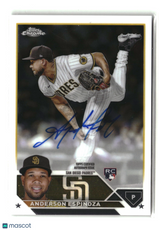 Anderson Espinoza 2023 Topps Chrome Rookie Autographs #RA-AE