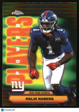 Malik Nabers 2025 Topps Chrome Power Players #PP-25