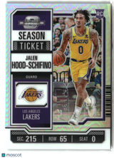 Jalen Hood-Schifino 2023-24 Panini Contenders Optic Silver #72