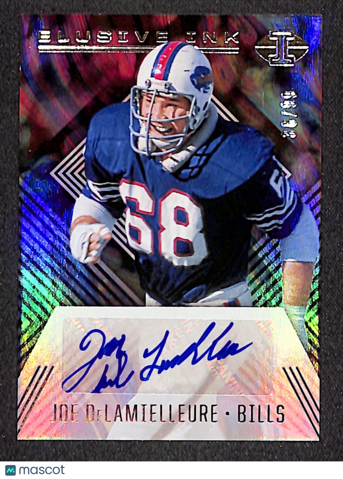 Joe DeLamielleure 2020 Panini Illusions Elusive Ink #EI19 #/99