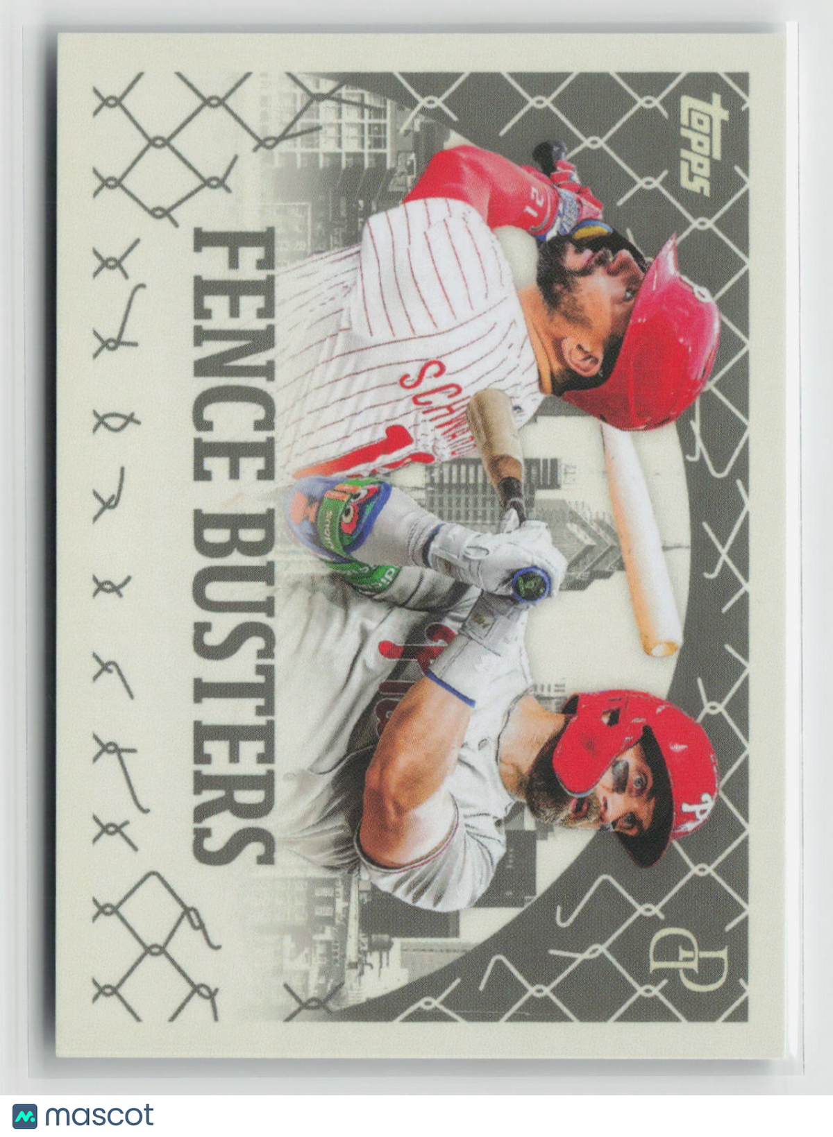 Kyle Schwarber / Bryce Harper 2026 Topps Dynamic Duals Fence Busters #FB-3