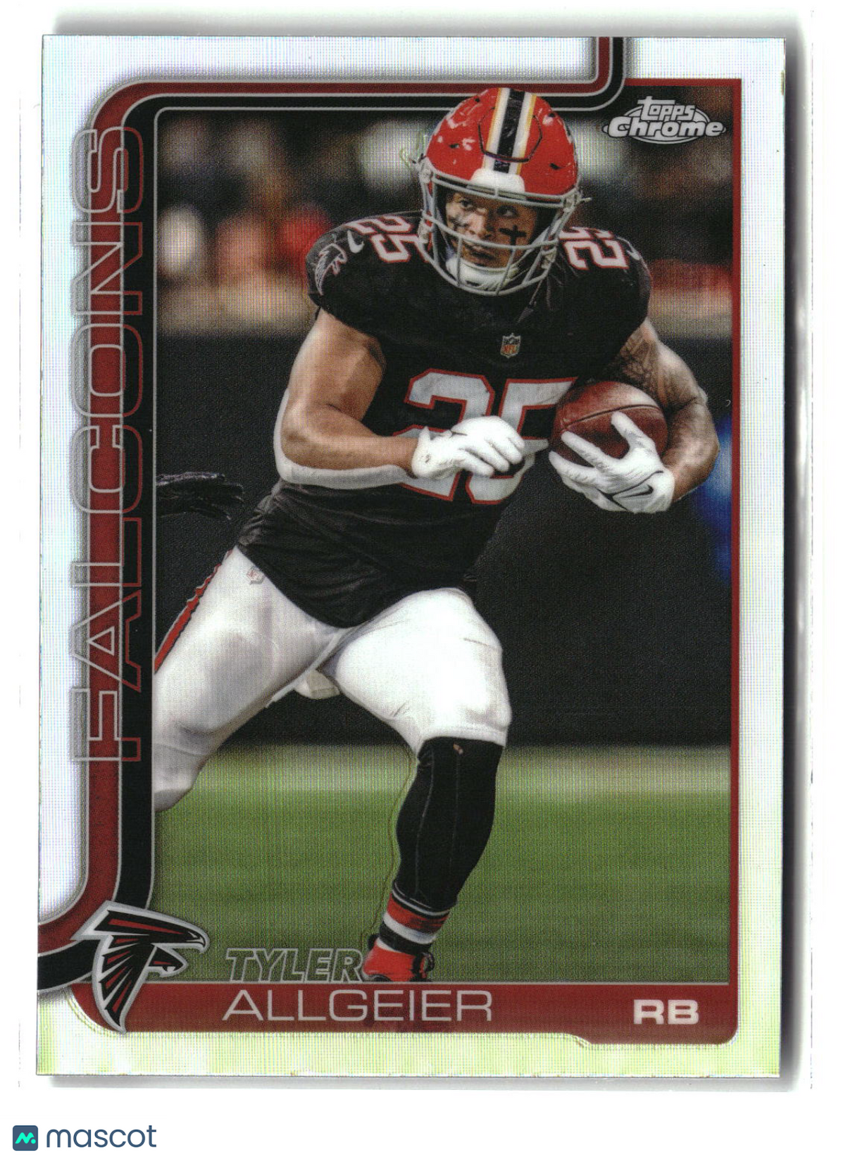 Tyler Allgeier 2025 Topps Chrome Refractor #17