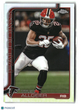 Tyler Allgeier 2025 Topps Chrome Refractor #17