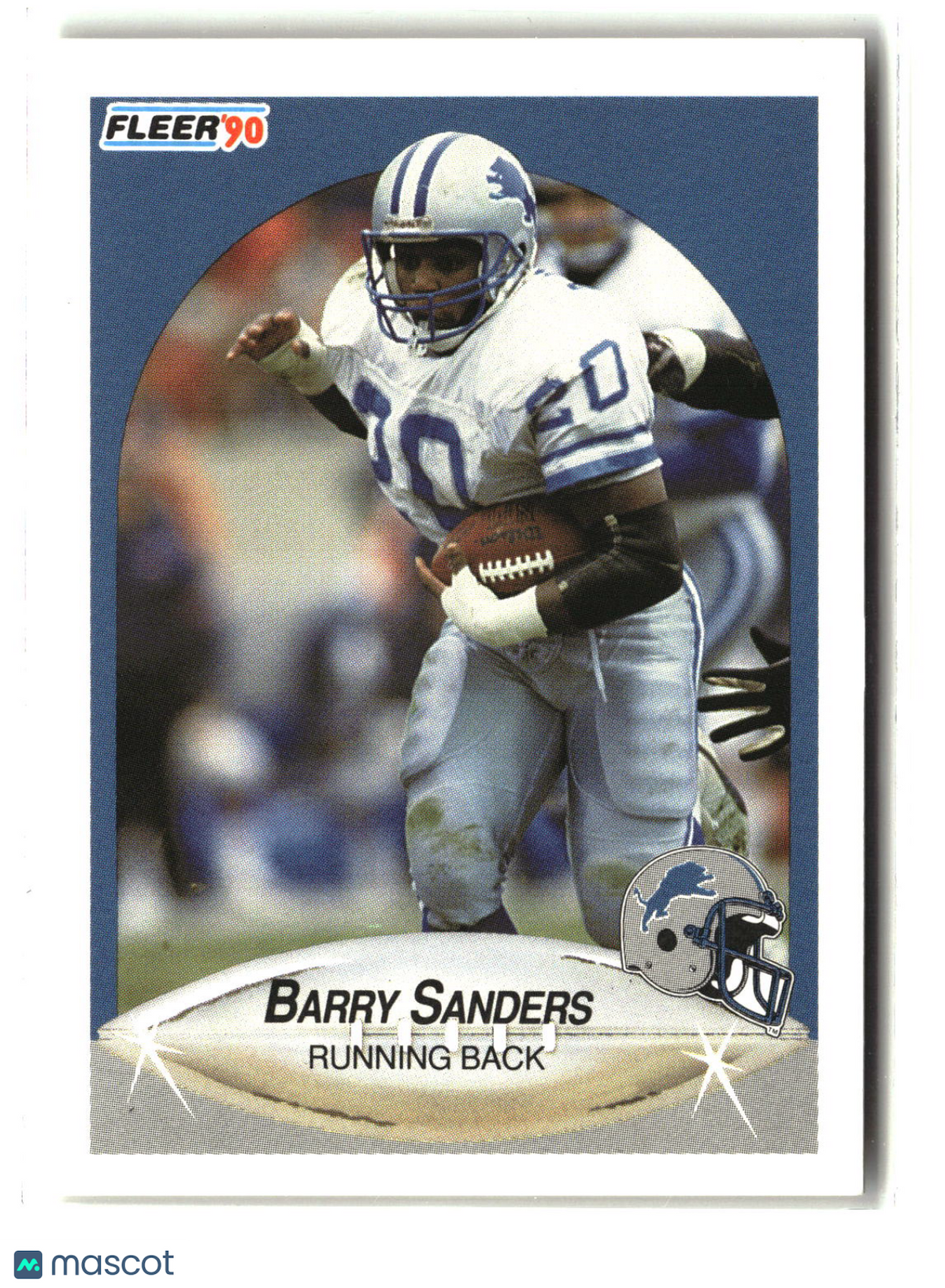 Barry Sanders 1990 Fleer #284