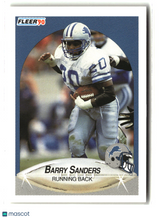Barry Sanders 1990 Fleer #284