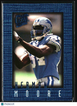 Herman Moore 1996 Ultra Sensations Blue #35
