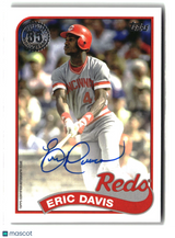 Eric Davis 2024 Topps 1989 Topps Baseball 35th Anniversary Autographs #89BA-EDA