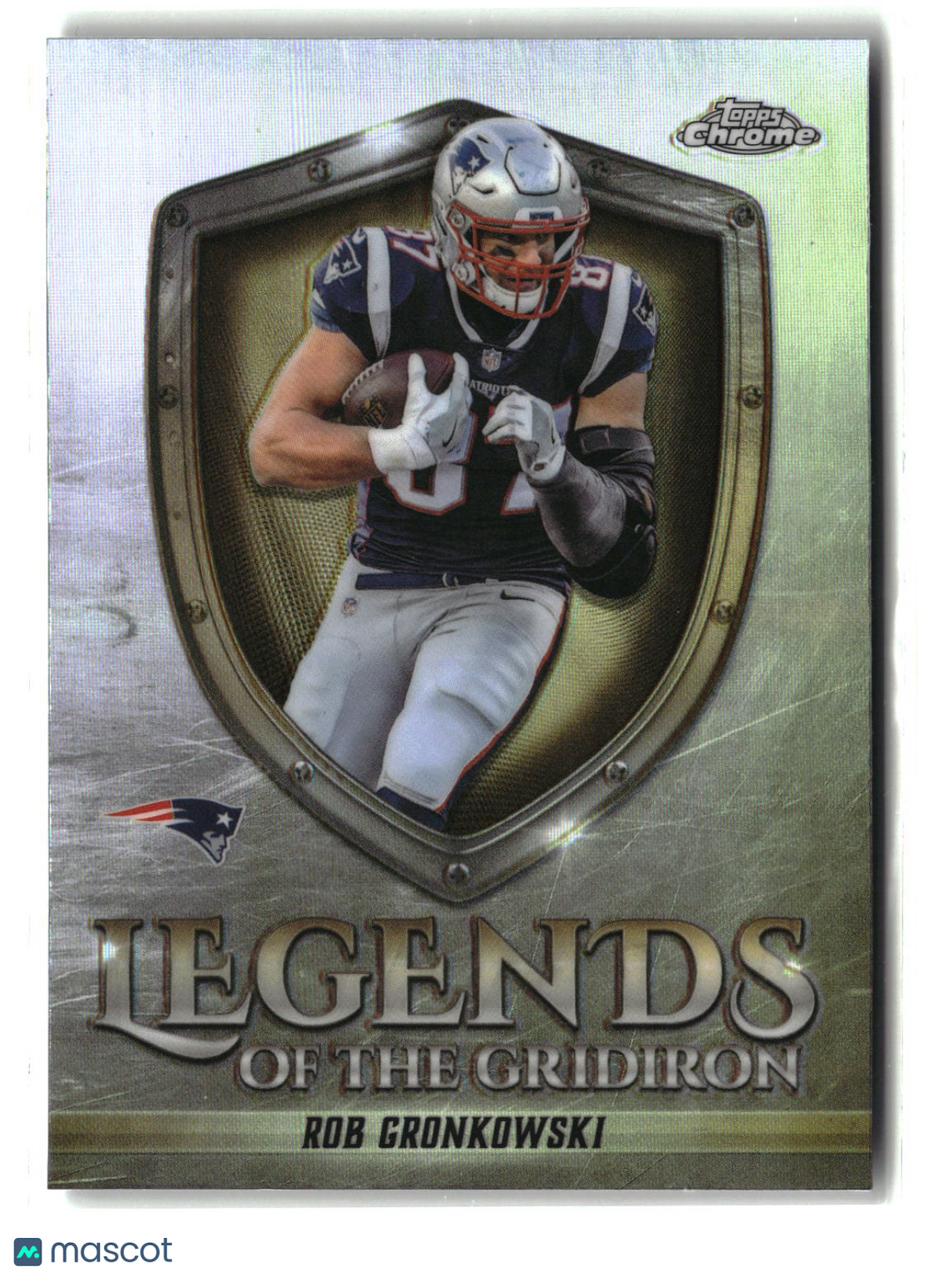 Rob Gronkowski 2025 Topps Chrome Legends of the Gridiron Refractor #LOG-29