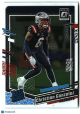 Christian Gonzalez 2023 Donruss Optic #274