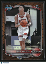 Isiah Harwell 2025-26 Bowman Chrome Prospects Reptilian Refractor #BCP-7