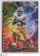 Christian McCaffrey 2025 Topps Resurgence Circuit Breakers Bronze Surge Ref CB-3