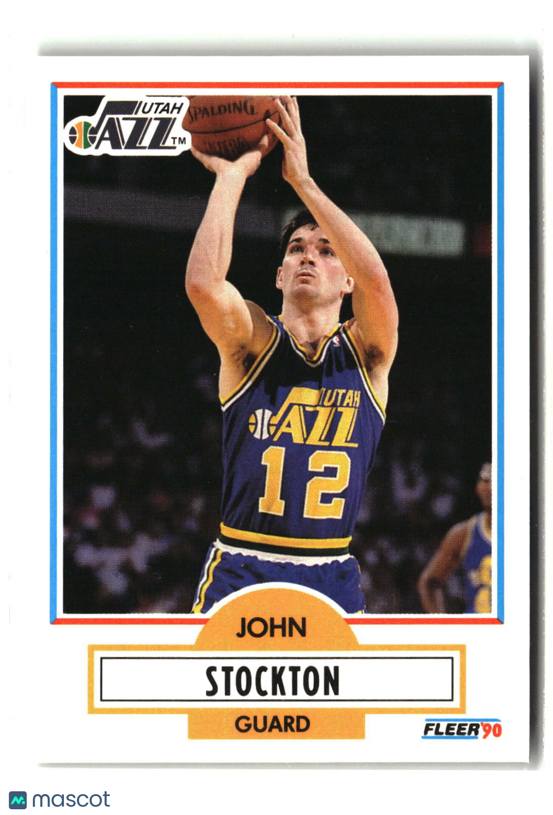 John Stockton 1990-91 Fleer #189