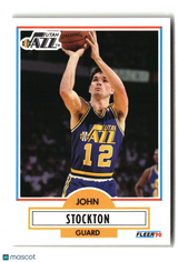 John Stockton 1990-91 Fleer #189