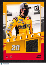 Erik Jones 2021 Donruss Race Day Relics Red #RDR-EJ #/50