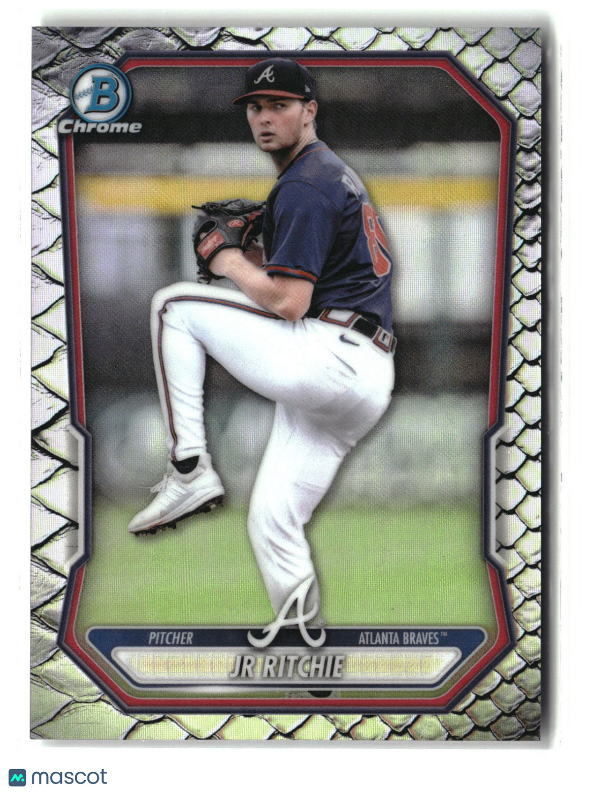 JR Ritchie 2026 Bowman Chrome Prospects Reptilian Refractor #BCP-123