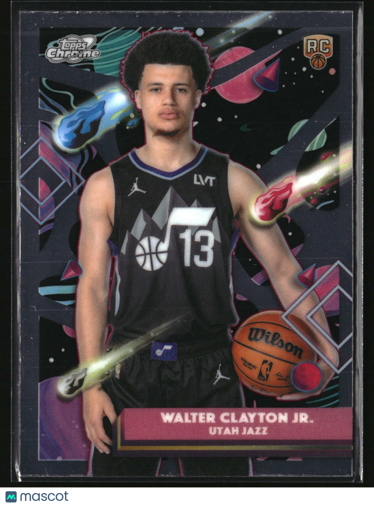 Walter Clayton Jr. 2025-26 Topps Chrome Cosmic #104