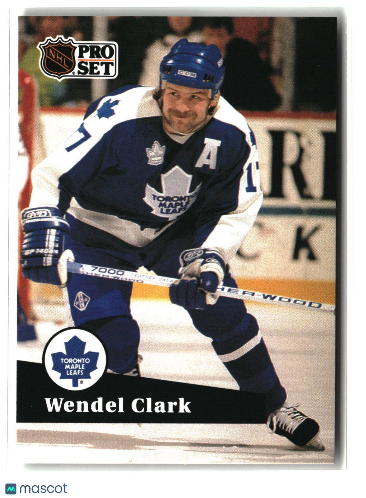 Wendel Clark 1991-92 Pro Set French #225