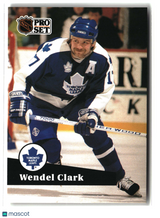 Wendel Clark 1991-92 Pro Set French #225