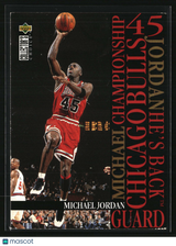 Michael Jordan 1995-96 Collector's Choice Jordan He's Back #M3