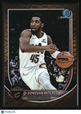 Donovan Mitchell 2025-26 Bowman Chrome Reptilian Refractor #BCV-91