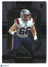 Will Campbell 2025 Panini Select #179