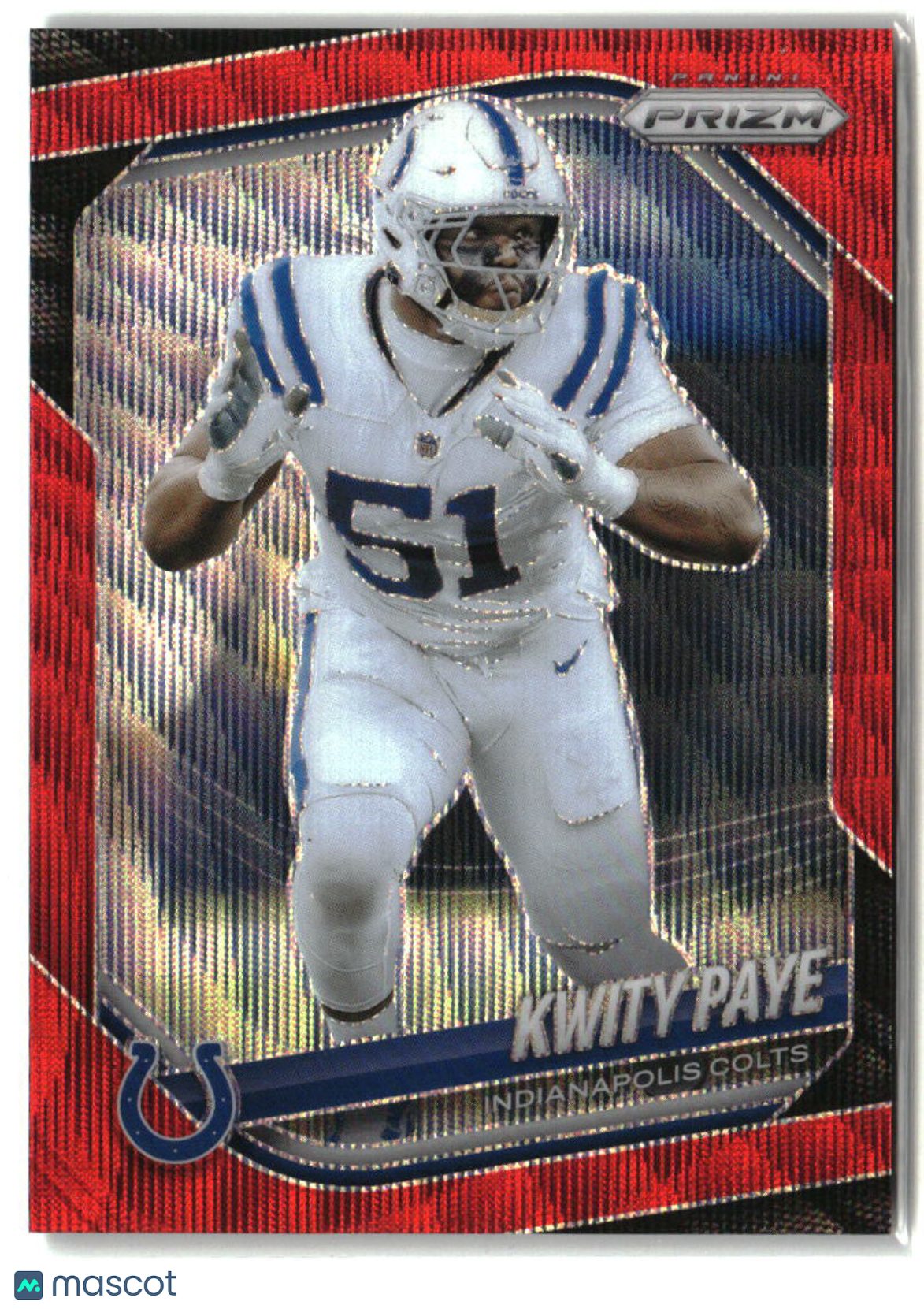 Kwity Paye 2025 Panini Prizm Red Wave #286 #/149