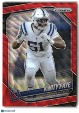 Kwity Paye 2025 Panini Prizm Red Wave #286 #/149