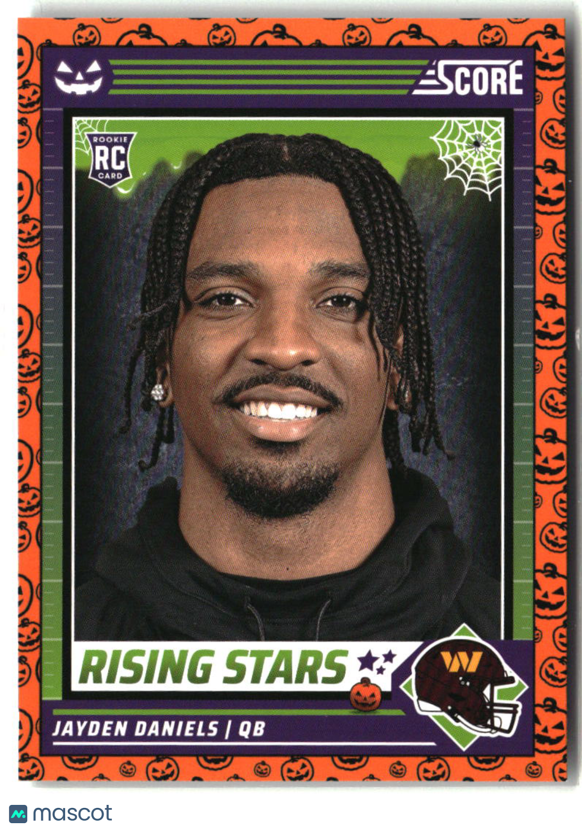 Jayden Daniels 2024 Score-A-Treat Rising Stars Orange Pumpkin #26