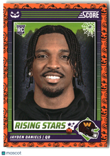 Jayden Daniels 2024 Score-A-Treat Rising Stars Orange Pumpkin #26