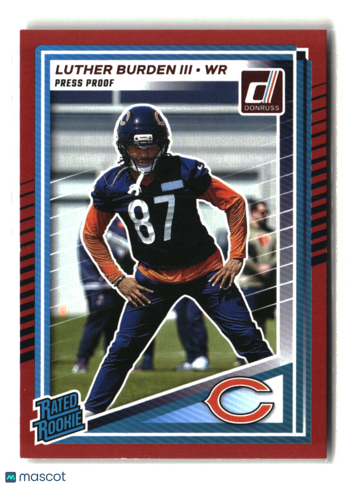 Luther Burden III 2025 Donruss Press Proofs Red #395