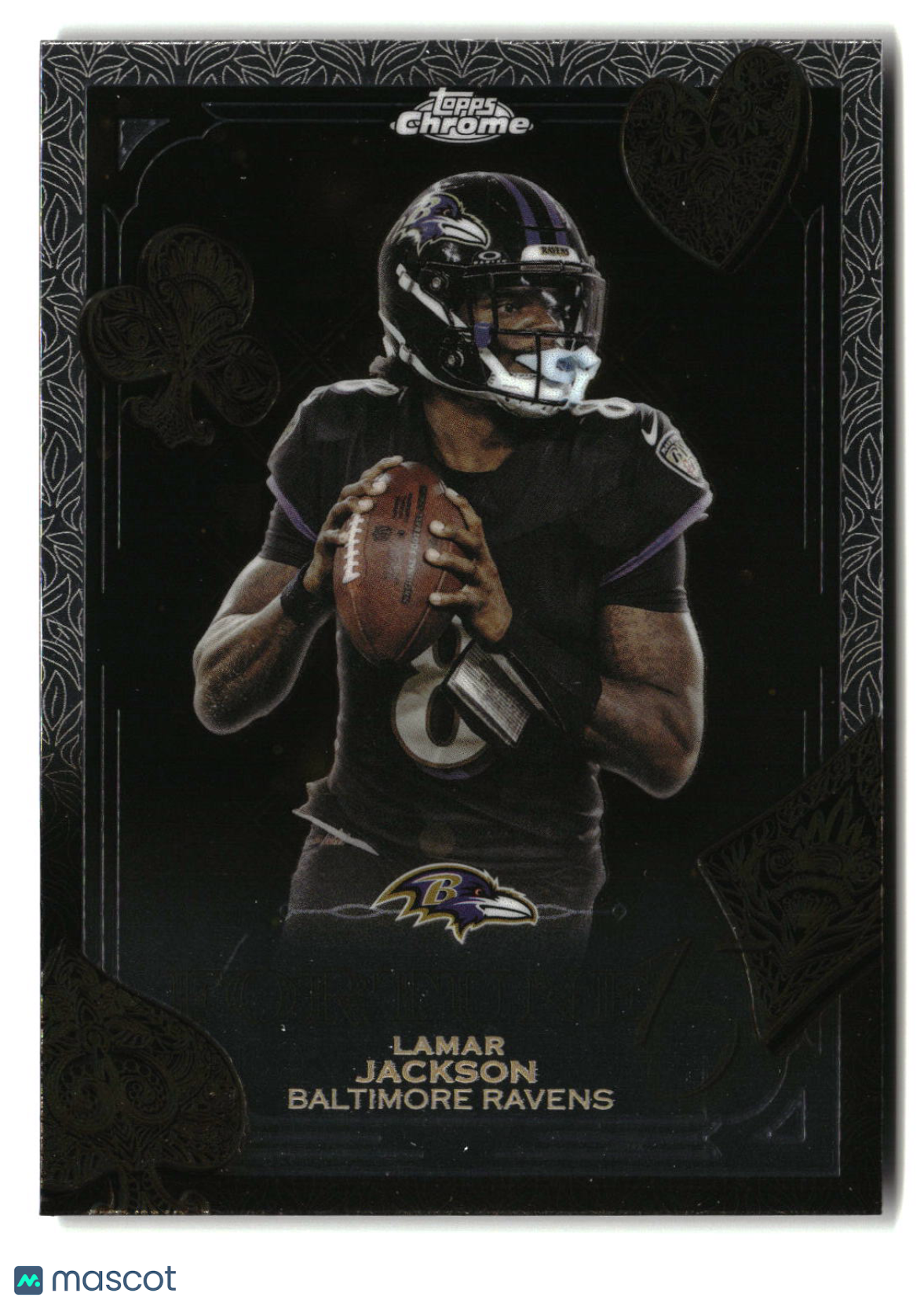 Lamar Jackson 2025 Topps Chrome Fortune 15 #F15-1