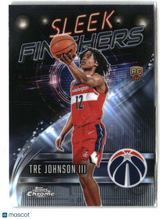 Tre Johnson III 2025-26 Topps Chrome Sleek Finishers #SF-26