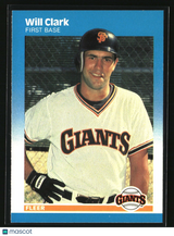 Will Clark 1987 Fleer #269