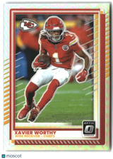 Xavier Worthy 2025 Donruss Optic Holo #123