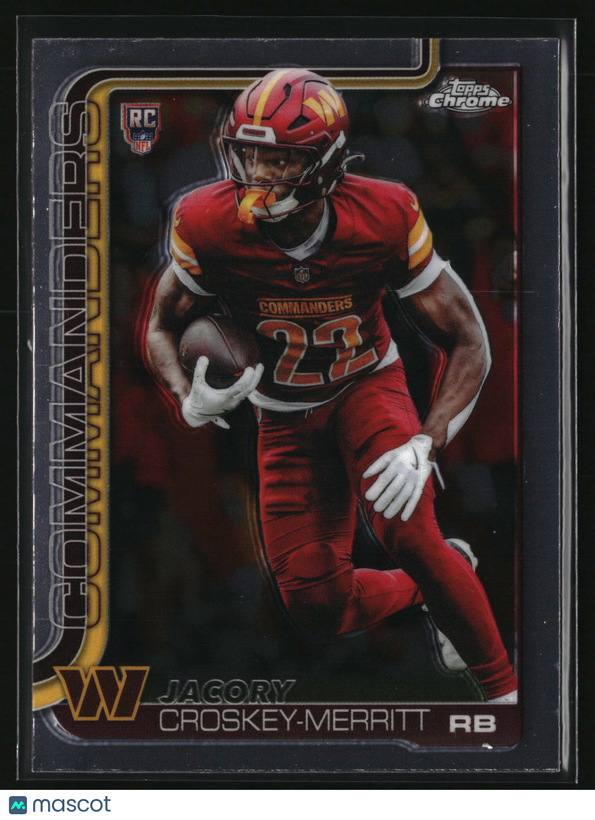Jacory Croskey-Merritt 2025 Topps Chrome #387