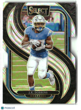 J.K. Dobbins 2024 Panini Select Silver Prizm Die Cut #162