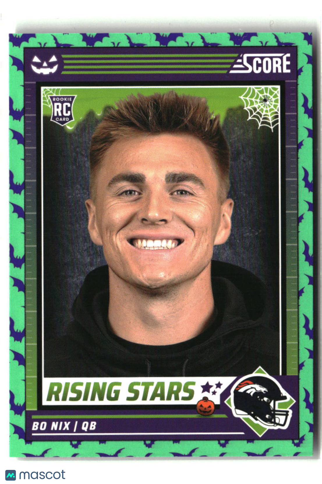 Bo Nix 2024 Score-A-Treat Rising Stars Green Bats #4