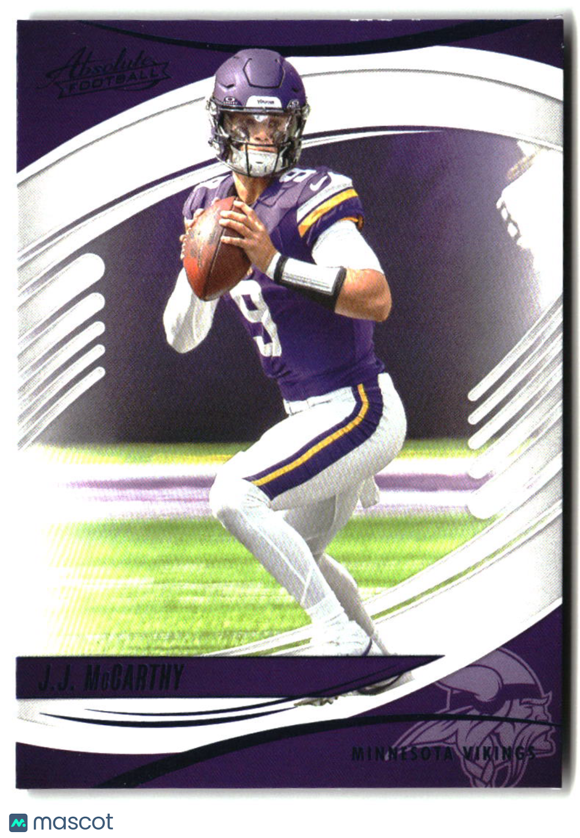 J.J. McCarthy 2025 Panini Absolute Blue #100